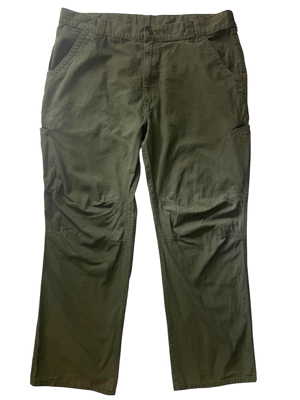 Dickies Ripstop Carpenter Work Pants Olive Green Utility Workwear Men’s 38x28